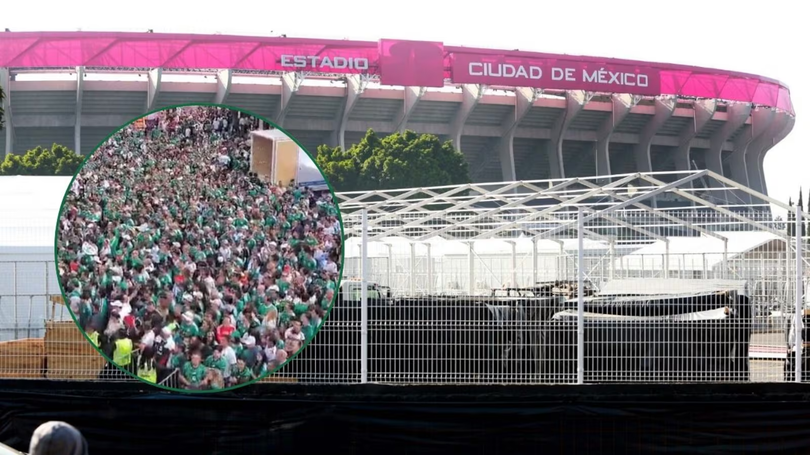 Colapsan filtros de acceso en el Estadio Ciudad de México previo al arranque del Mundial 2026