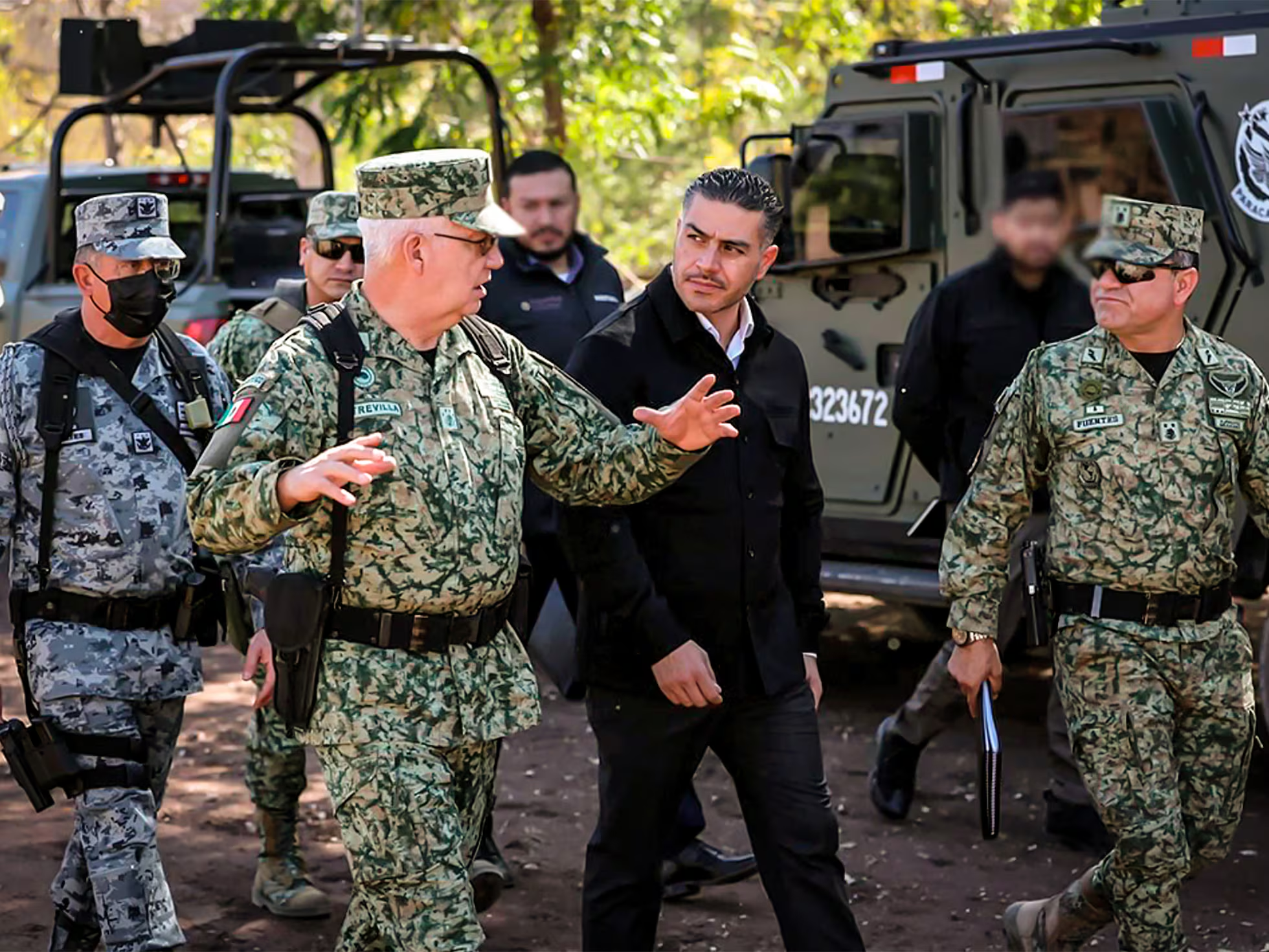 Harfuch anuncia despliegue masivo de militares en Mazatlán